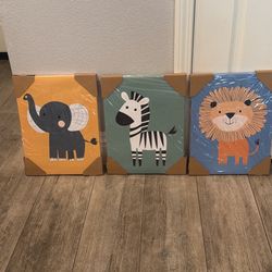 Kid Room Canvas Frames 3pc