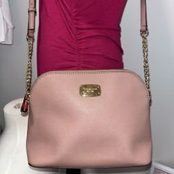 Michael Kors Large Dome Cindy In Dusty Rose