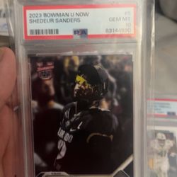 2023 shedeuar sanders gem mt 10 psa 
