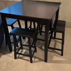High Top Table  With Stools