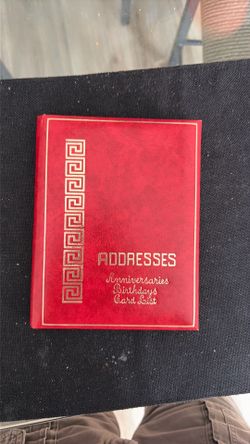 Address Book - Vintage