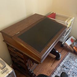 Refinished Davenport Desk