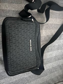 Michael Kors Black Monogram Crossbody Bag