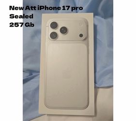 Att carrier only Apple iPhone 17 Pro 256GB Sealed New