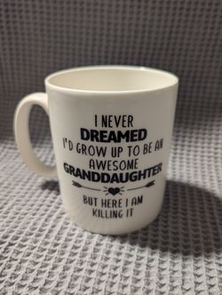 “Awesome Granddaughter” Ceramic Mug