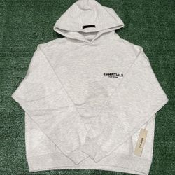 Light Oat Meal Essentials Hoodie 