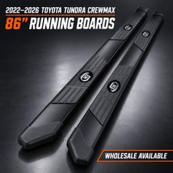 2022–2026 Toyota Tundra CrewMax Running Boards – Brand New