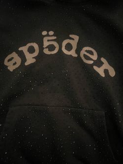 black vvs spider hoodie