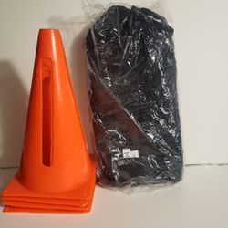 Orange Training Cones with Running Parachute