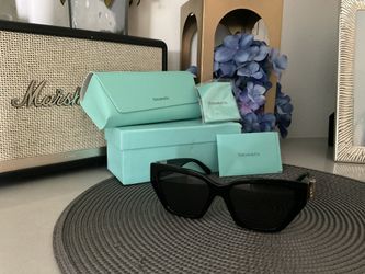 Tiffany & Co. black cat-eye/butterfly sunglasses