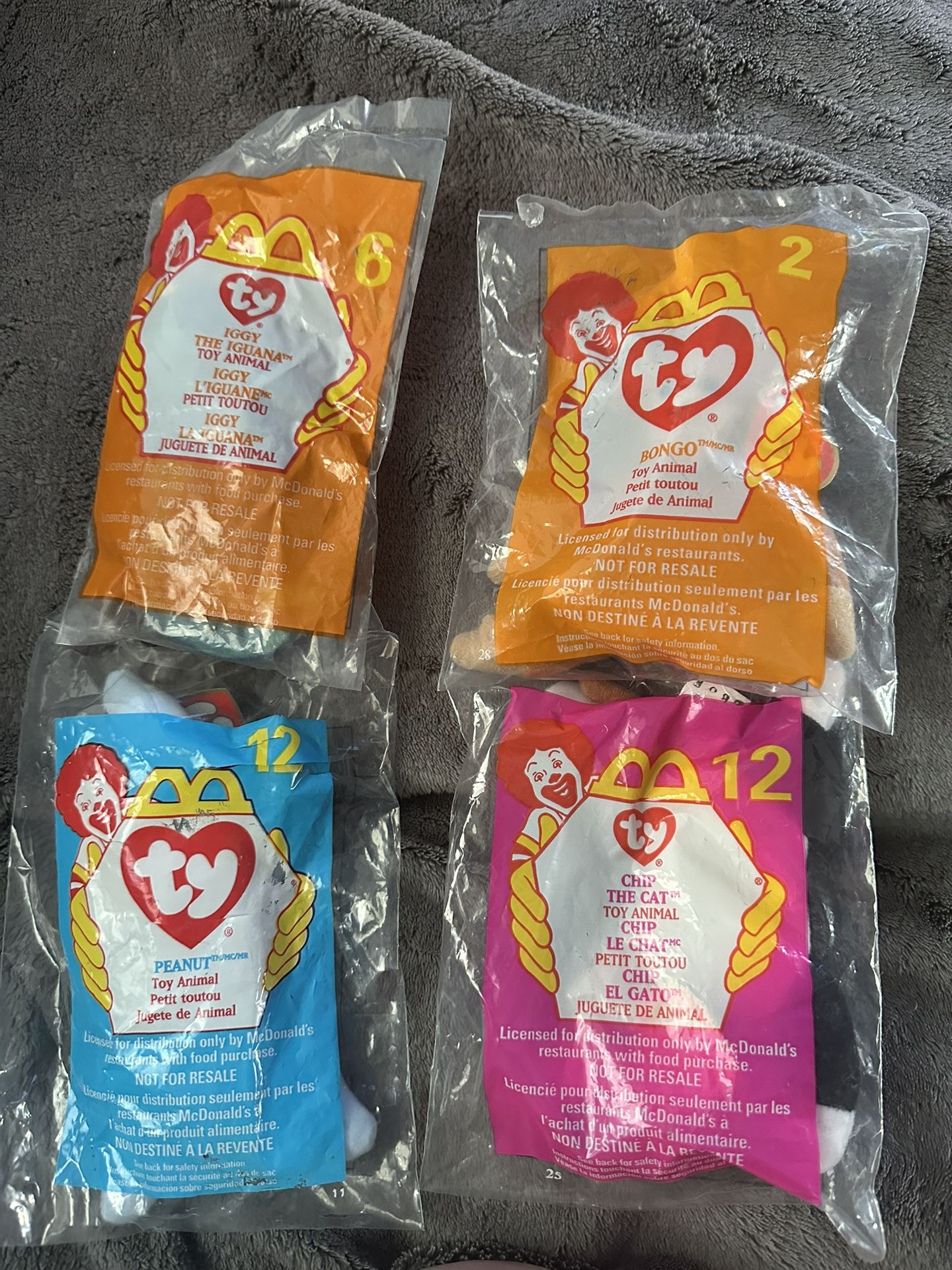 Single McDonald’s Beanie Babies