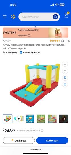Jump pool with blower