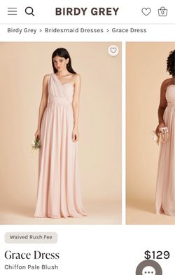 Birdy Grey Grace Dress in Pale Blush