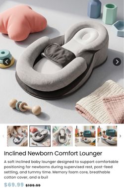 Inclined Neeborn Lounger Anti-colic pillow