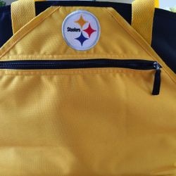 Steelers Canvas Insulated Tote Cooler