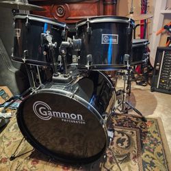 Complete Full Size Drum Set.