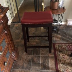 2 Ea. Red Barstools