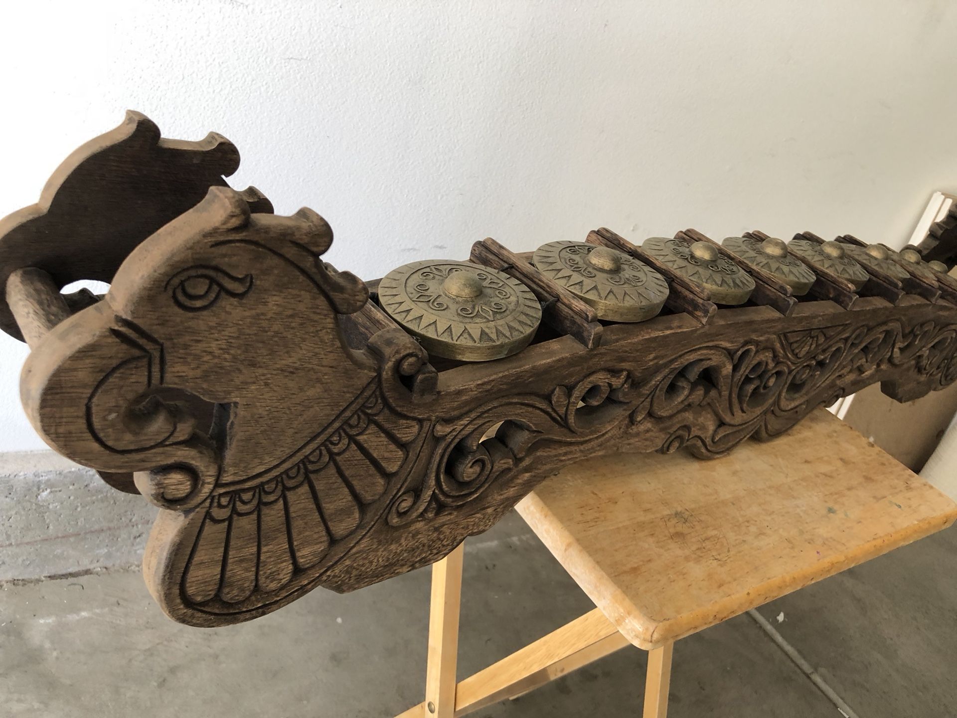 Antique Philippines instrument-kulintang gongs