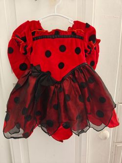 Ladybug dress costume - size 18 months