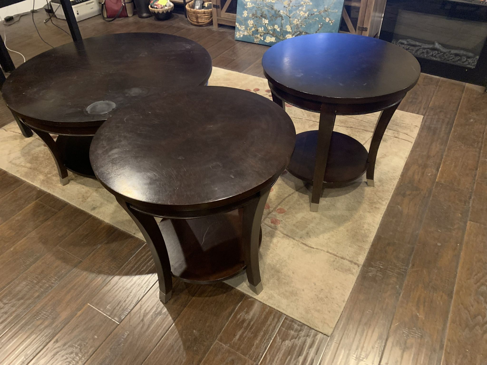 Set of 3 Coffee and End Tables