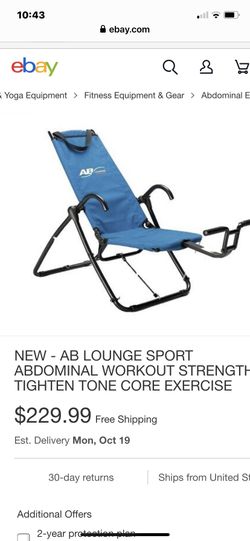Used AB Lounge sport - Retailed new for $ 229 Used $150