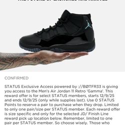 Jordan 11 Gamma Blue Sz10.5 $370.00 DS No Trades 