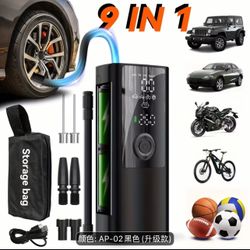 Portable Tire Inflator Pump – Cordless & Powerful! 🚗