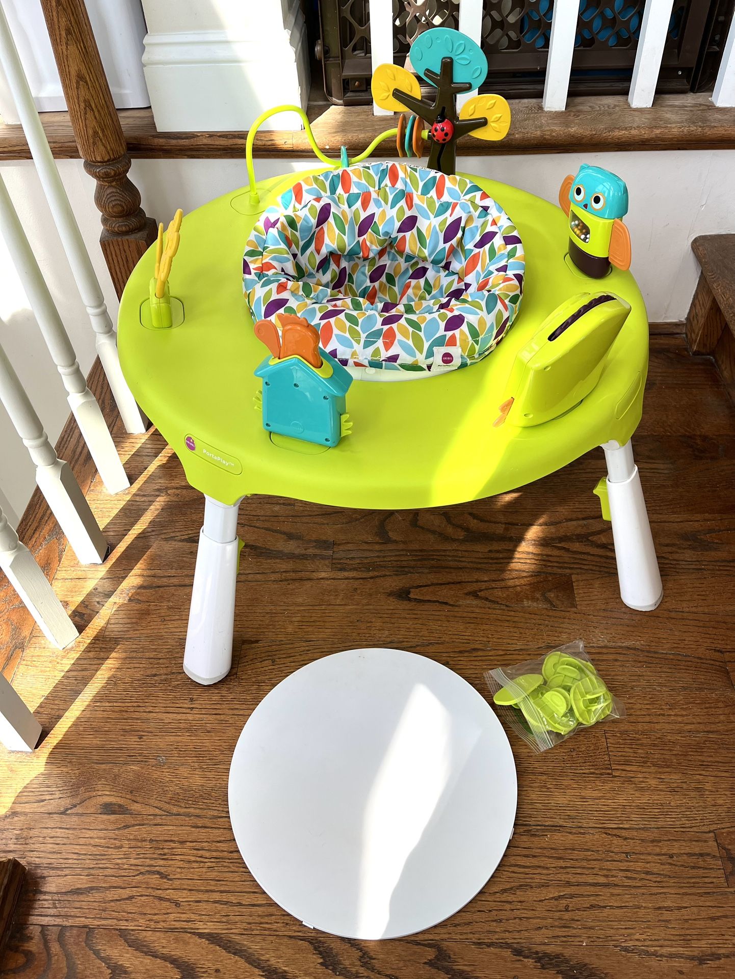 PortaPlay Convertible Activity Center. Converts From Activity Center To A Table! Folds For Storage!