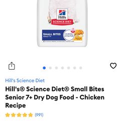 Hills Science Small Bites Adult 7+