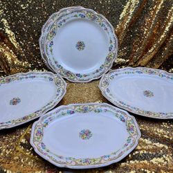 Rare antique 1930s Mount Clemens "Mildred" trays and serving platters🍝🧈