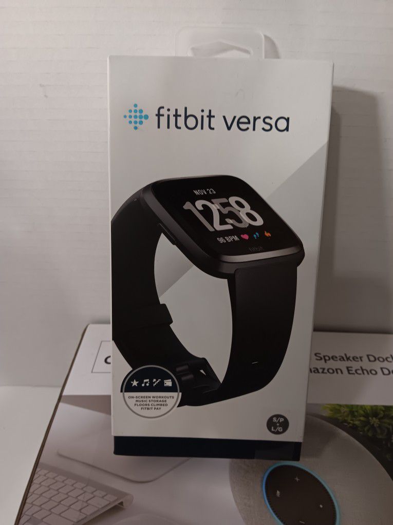 New FITBIT VERSA WATCH  WITH SMALL/LARGE BAND