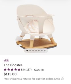 Lalo Booster Chair - Brand New