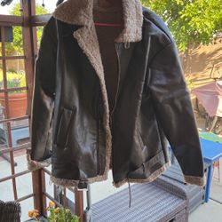 Brand New Mens Leather Jacket 