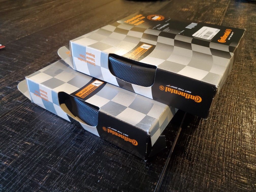 PAIR- Continental Competition 700c X 22mm Tubular Road Tires BLACK