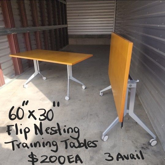 60" × 30" TRAINING TABLES