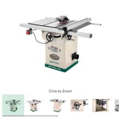 Grizzly Cast Iron Top Table Saw 10 Inch 120V