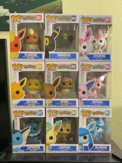 Pokemon Eevee Evolution Collection Funko Pop (Full Set)