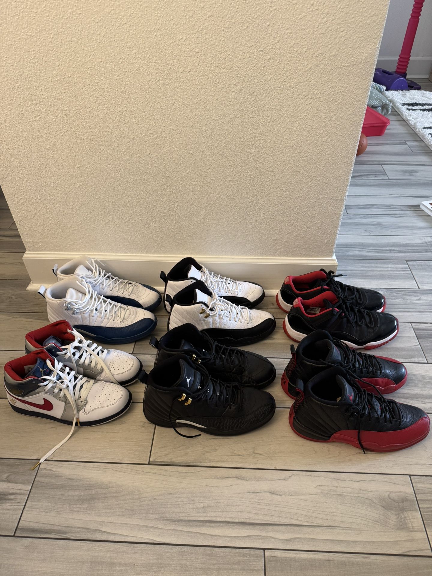 Jordan Retro 1, 4, 11, 12