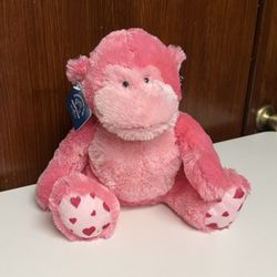 Applause Pink Plush Monkey Toy