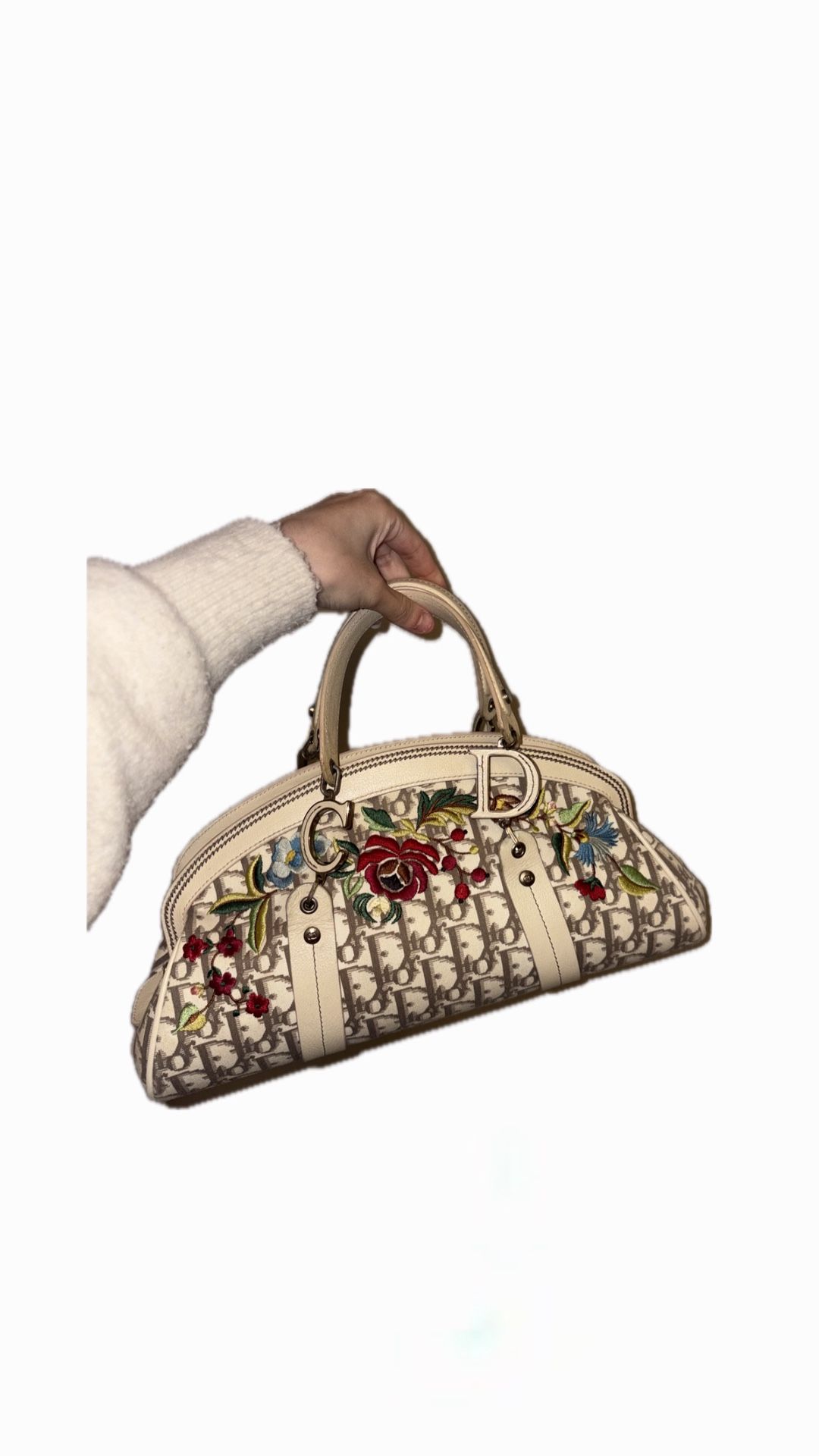 vintage christian dior bowler bag