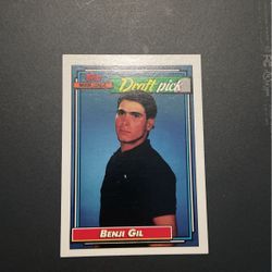 Benji Gil Draft Pick Baseball Card 