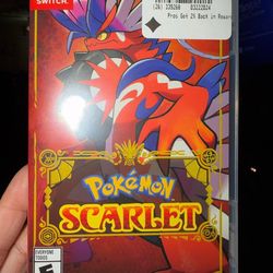 Pokémon scarlet for Nintendo switch