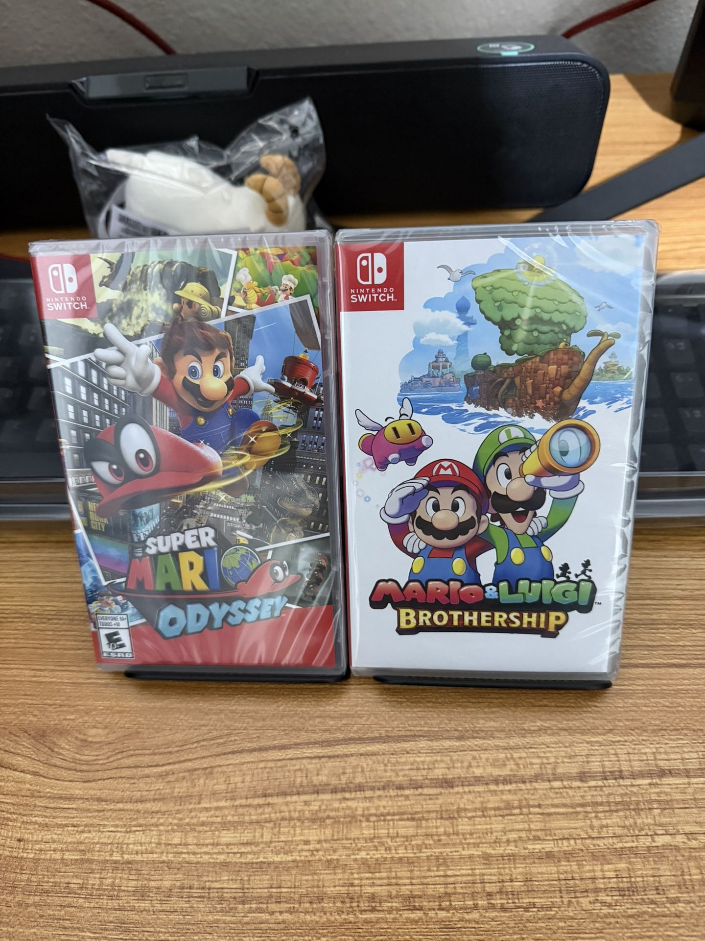 NEW SEALED Super Mario Odyssey + Mario And Luigi Brothership For Nintendo Switch