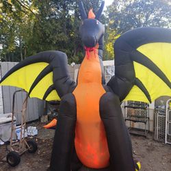 Price Is Firm.. 9 Ft Animated Halloween Dragon