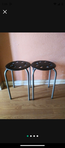 Stackable  Stools..$20  for Both . See All The Pictures