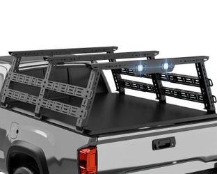 Adjustable 16.8-25" High Truck Bed Rack For Tent With 2 LED Lights | Yzona