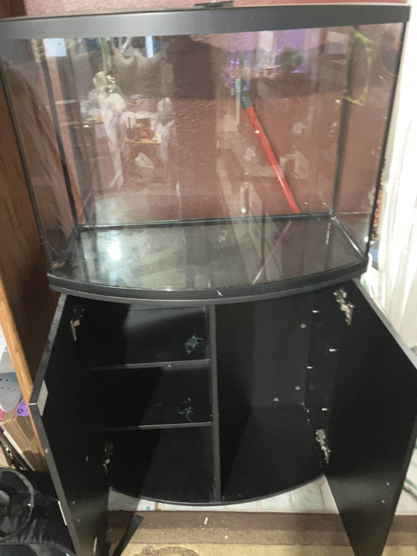 36 Gallon Bowfront Aquarium & Stand