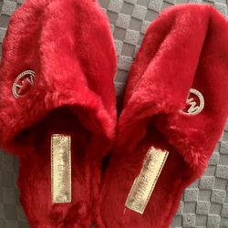 Michael Kors Red Women Slippers