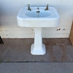 Antique Pedestal Sink