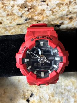 Casio G-Shock GA-700 Red Shock Resist Analog Digital Quartz Watch Module 5522